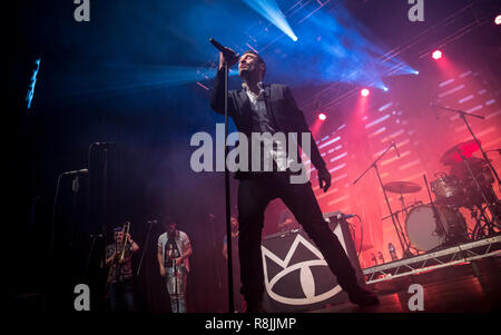 Die Cat Empire führen an die O2 Academy in Bournemouth bietet: Die Katze Reich, Felix Riebl Wo: Bournemouth, Großbritannien Wann: 14 Aug 2018 Quelle: WENN.com Stockfoto