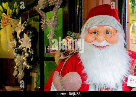 Samstag, 08 Dezember 2018-T er jährliche Lymm Dickensian Festival in Warrington, Cheshire, England, UK. Stockfoto