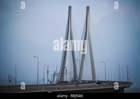 Mumbai Wahrzeichen - Bandra Worli Sea Link Stockfoto