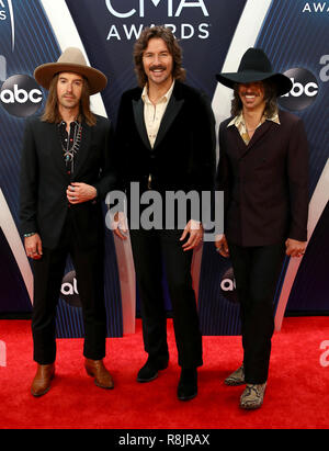 52 CMA Awards Ankünfte bei Bridgestone Arena Nashville, TN Mit: Midland Wo: Nashville, Tennessee, United States Wenn: 14 Nov 2018 Credit: Judy Eddy/WENN.com Stockfoto