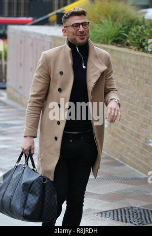 Jake Quickenden außerhalb ITV Studios mit: Jake Quichenden Wo: London, Großbritannien Wann: 15 Aug 2018 Quelle: Rocky/WENN.com Stockfoto