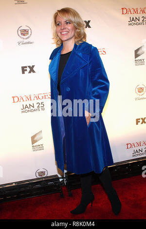 NEW YORK - Januar 19: Emily Conner besucht Jahreszeit drei Premiere der 'Damages" Screening im AXA Equitable Center am 19. Januar 2010 in New York City. (Foto von Steve Mack/S.D. Mack Bilder) Stockfoto