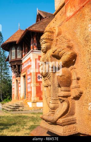 Indien, Bundesstaat Kerala, Thiruvananthapuram (Trivandrum), Hauptstadt von Kerala, Napier Museum (19. Jahrhundert) ist eine Kunst- und Naturhistorischen Museum Stockfoto