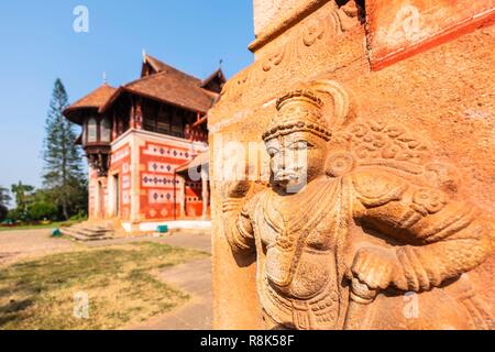 Indien, Bundesstaat Kerala, Thiruvananthapuram (Trivandrum), Hauptstadt von Kerala, Napier Museum (19. Jahrhundert) ist eine Kunst- und Naturhistorischen Museum Stockfoto