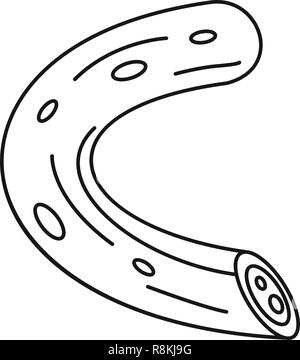 Mexikanische wurst Symbol. Übersicht mexikanische Wurst vektor Symbol für Web Design auf weißem Hintergrund Stock Vektor