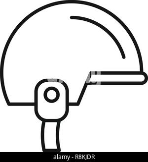 Snowboard Helm icon. Umrisse Snowboard Helm Vector Symbol für Web Design auf weißem Hintergrund Stock Vektor