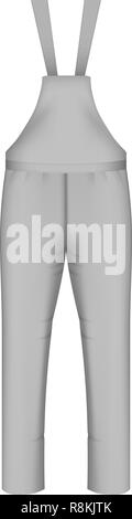 Workwear hosen Symbol. Realistische Abbildung von berufsbekleidung Hosen vektor Symbol für Web Design Stock Vektor