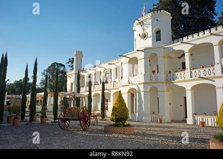 Mexiko, San Martin Texmelucan von Labastida, Mision Grand Ex Hacienda de Chautla Stockfoto