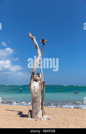 Indonesien ist auch einen Blick auf den berühmten Strand von Kuta Beach auf Bali. Stockfoto