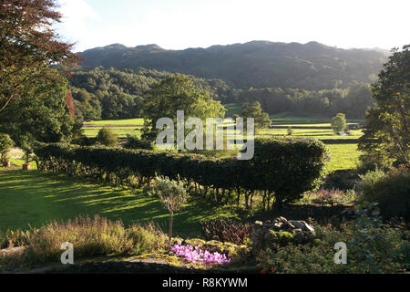 Ein Blick über Easedale, Grasmere im Lake District Stockfoto