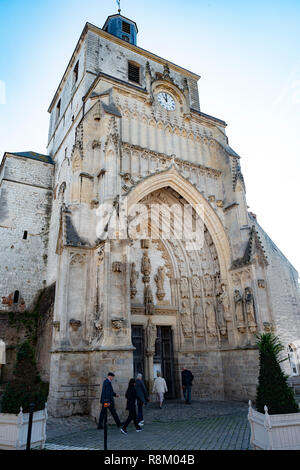 Montreuil-Sur-Mer im Pas-de-Calais Nordfrankreich Stockfoto