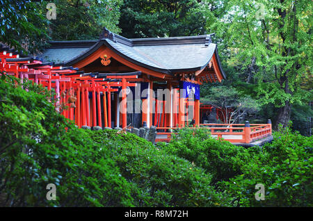 Nezu Schrein, ein Shinto Schrein in Tokio, Japan. Stockfoto