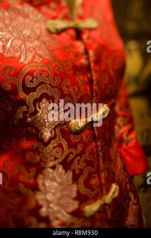 Frankreich, Paris, chinesisches Restaurant Chez Vong, Kellnerin Kostüm Stockfoto