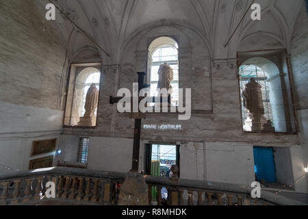 Mare Mostrum, Chiesa di San Giuseppe delle Scalze ein Pontecorvo, Mercatini Di Natale 2018 Napoli, Kirche von Cosimo Fanzago Stockfoto