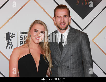 Birmingham, Großbritannien. 16. Dez 2018. Harry Kane auf dem roten Teppich vor der BBC Sports Personality Awards 2018 Genting Arena, Birmingham, Vereinigtes Königreich. Credit: Ben Stand/Alamy leben Nachrichten Stockfoto