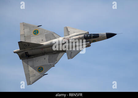 AJS Saab 37 Viggen Stockfoto