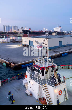 Seabulk Abschleppen Tug in Port Everglades in Fort Lauderdale Florida USA Stockfoto