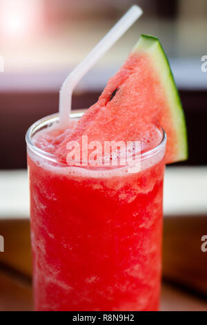 Wassermelone Smoothie frischen und kalten Getränken. Stockfoto