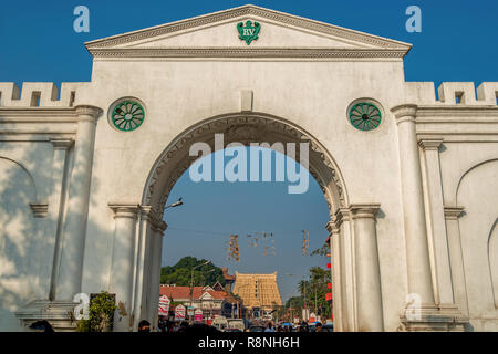19-Jan-2013 - Eintritt zum Sree Padmanabhaswamy Temple, Thiruvananthapuram, Kerala, Indien Asien Stockfoto