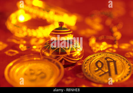 Kumkum oder sindoor, der Braut Symbol der Ehe, Indien Stockfoto