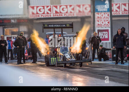 Jndia Erbacher FIA Top Fuel Dragster Stockfoto