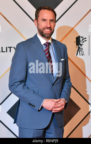 Gareth Southgate während der Rote Teppich Ankünfte für die BBC Sport Persönlichkeit des Jahres 2018 an der Vox an Resorts World Birmingham. Stockfoto