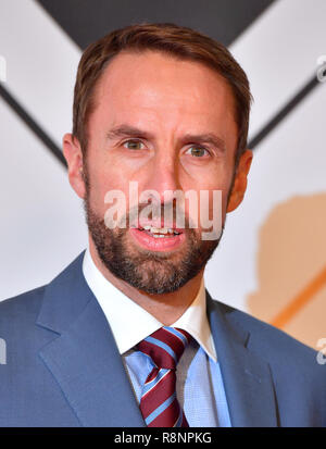 Gareth Southgate während der Rote Teppich Ankünfte für die BBC Sport Persönlichkeit des Jahres 2018 an der Vox an Resorts World Birmingham. Stockfoto
