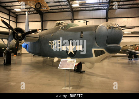 Consolidated PB4Y Privateer USNavy Patrol bomber Flugzeug auf Anzeige an den Pima Air & Space Museum in Tucson, AZ Stockfoto