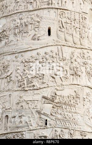 In der Nähe des Trajan Spalte in Rom, Italien Stockfoto