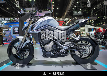 Bangkok, Thailand - 30. November 2018: CFMOTO Distributor bei Thailand International Motor Expo 2018 (MOTOR EXPO 2018) auf Nov 30,2018 in Bangkok, Tha Stockfoto