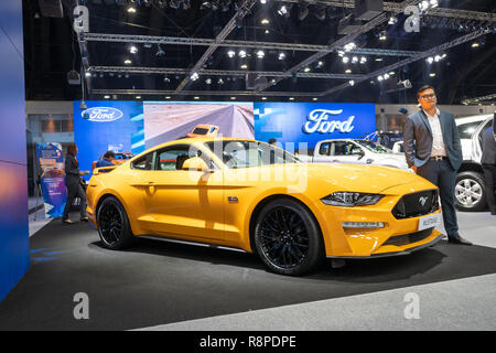 Bangkok, Thailand - 30. November 2018: Ford Auto Show in Thailand International Motor Expo 2018 (MOTOR EXPO 2018) auf Nov 30,2018 in Bangkok, Thailand Stockfoto