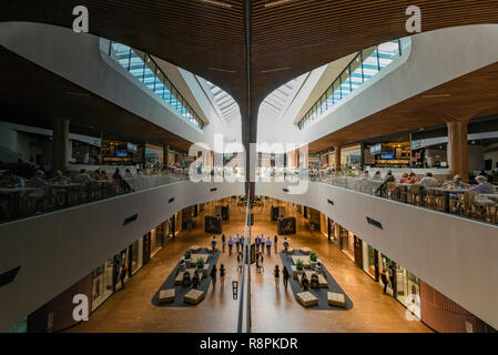 Horizontale Blick in das CityLife shopping Center in Mailand, Italien. Stockfoto