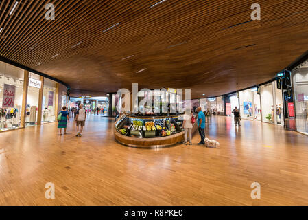 Horizontale Blick in das CityLife shopping Center in Mailand, Italien. Stockfoto