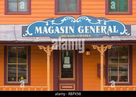 Kanada, Quebec, Region Bas-Saint-Laurent, Kamouraska, alte General Store Stockfoto