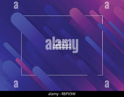 Abstrakte Flüssigkeit purpur violett Cyan geometrischen Linienmuster Hintergrund, Vector EPS 10. Stock Vektor