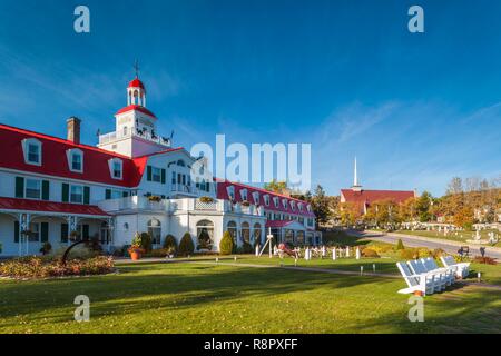 Kanada, Quebec, Cote Nord Region, Saguenay Fjord, Tadoussac, Hotel Tadoussac Stockfoto