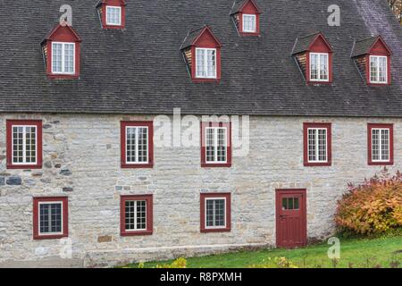 Kanada, Quebec, Capitale-Nationale Region, Deschambault, Moulin de la Chevrotiere, 16. Jahrhundert Stockfoto