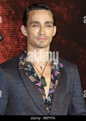 27.November 2018 - Robert Sheehan an Mortal Engines Weltpremiere, Cineworld, Leicester Square in London, Großbritannien Stockfoto