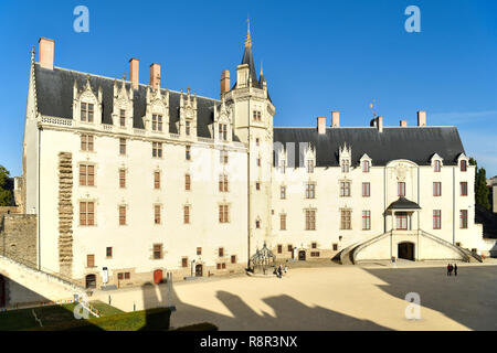 Frankreich, Loire-Atlantique, Nantes, das Château des Ducs de Bretagne (Herzöge von Bretagne Castle) Stockfoto