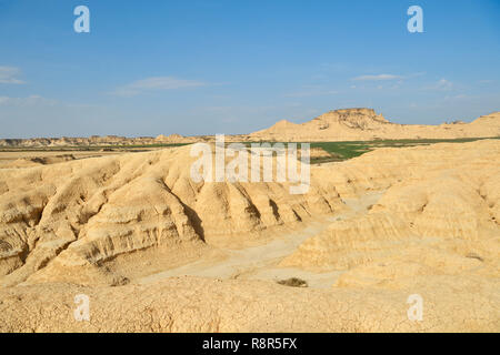 Spanien, Navarra, Arguedas, Wüste Bardenas Reales, Naturpark, UNESCO-Biosphärenreservat Stockfoto