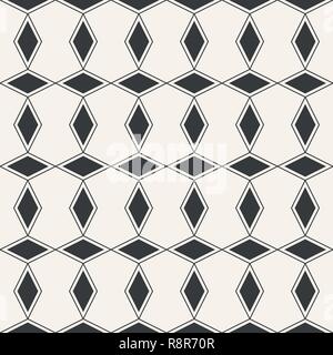Nahtlose Muster. Klassische abstrakte geometrische Hintergrund. Unendlich wiederholenden geometrischen Struktur bestehend aus Rauten, Polygone. Vektor element Stock Vektor