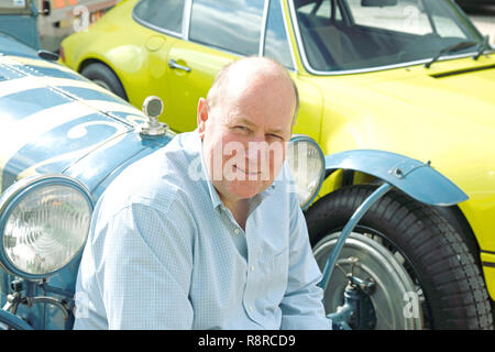 Dereck Haube ehemalige cheif Executive und Gründer von JD Classics, Stockfoto