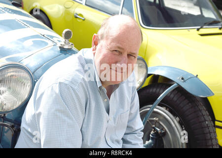 Dereck Haube ehemalige cheif Executive und Gründer von JD Classics, Stockfoto