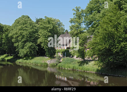 Historische Schlossmühle ahrensburg Stockfoto