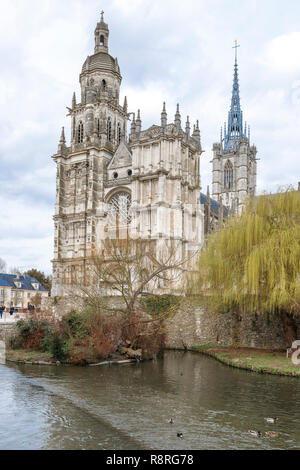 Frankreich, Eure, Louviers, Notre Dame d'Evreux Dom // Frankreich, Eure (27), Évreux, Cathédrale Notre-Dame d'Évreux Stockfoto