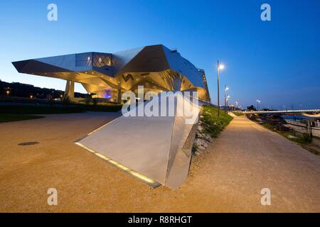 Frankreich, Rhône, Lyon, 2. Bezirk, La Confluence Bezirk, Museum der Confluences, Architekten Coop Himmelb(l) an Wolf D. Preis & Partner Stockfoto