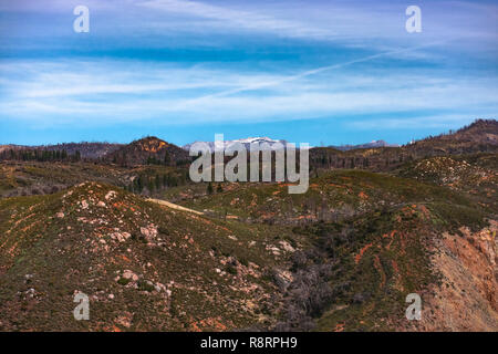 Ein Blick auf den Rand der Welt rim in Kalifornien Stockfoto