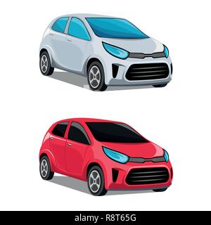 Moderne Autos vector. Stock Vektor