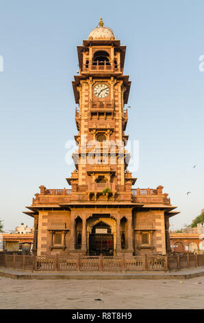 Ghanta Ghar in Sardar Markt, Jodhpur, Rajasthan, Indien Stockfoto