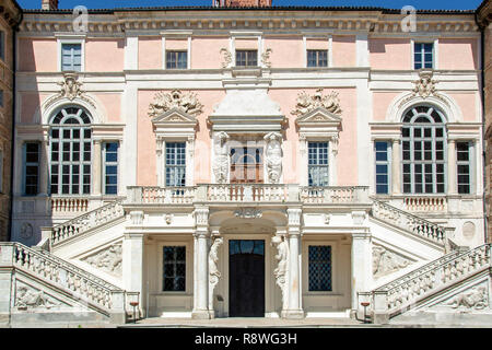 Bossolasco schloss, Langhe, Piemont, Italien Stockfoto